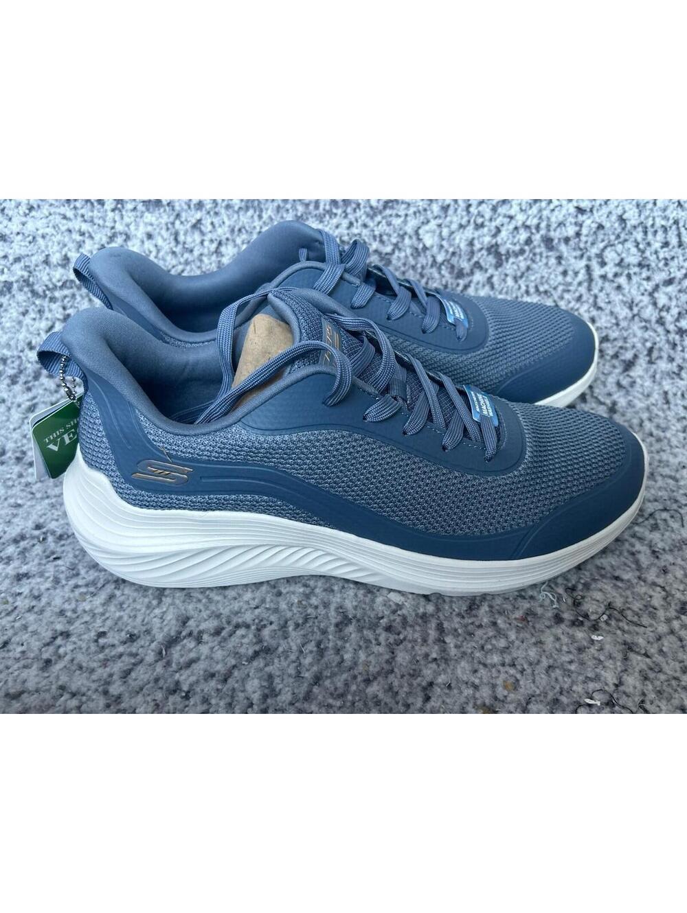 Skechers BOBS Sport Squad Waves Still Wading Slate Womens 11 NIB